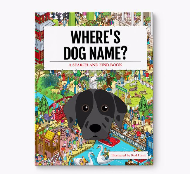 Personalised Where's {dogsName} Book